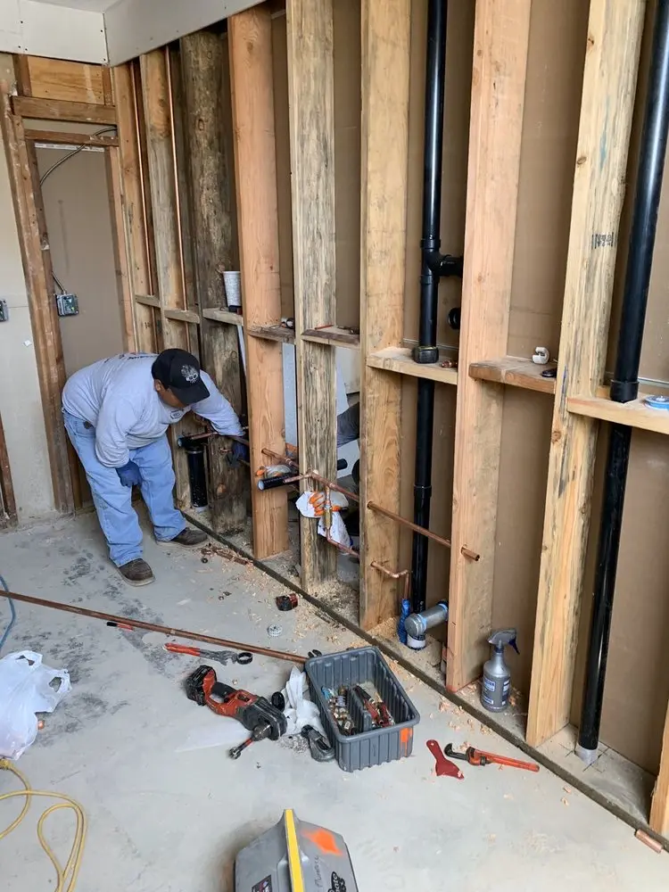 Commercial rough-in plumbing for Commercial Plumbing in Lexington